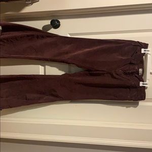 Free people corduroy flares
